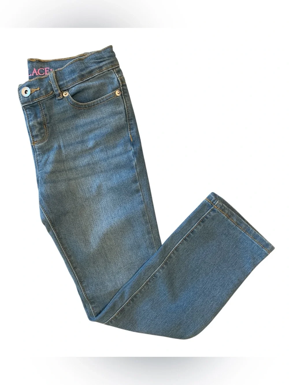 The Children's Place Girls Blue Straight Leg Jeans